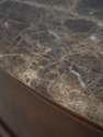 74074: Pair HENREDON Marble Top Oversize Nightstan