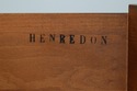 74074: Pair HENREDON Marble Top Oversize Nightstan