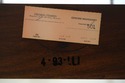 73907: HENKEL HARRIS Queen Size Mahogany Model 150