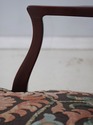 73416: Vintage Dolphin Carved Back Clawfoot Mahoga