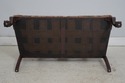 73416: Vintage Dolphin Carved Back Clawfoot Mahoga