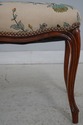 L74126: French Louis XV Peacock Upholstered Seat B