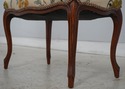 L74126: French Louis XV Peacock Upholstered Seat B