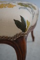 L74126: French Louis XV Peacock Upholstered Seat B
