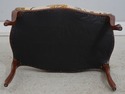 L74126: French Louis XV Peacock Upholstered Seat B