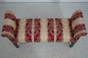 L74127: Chippendale Style Cherry Damask Upholstere