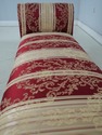 L74127: Chippendale Style Cherry Damask Upholstere