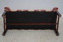 L74127: Chippendale Style Cherry Damask Upholstere
