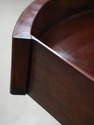 L74058: MAITLAND SMITH Round Mahogany Leather Top 