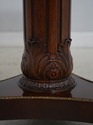 L74058: MAITLAND SMITH Round Mahogany Leather Top 