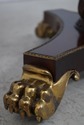 L74058: MAITLAND SMITH Round Mahogany Leather Top 