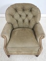 L74096: Pair HANCOCK & MOORE Suede Lounge Chairs