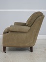 L74096: Pair HANCOCK & MOORE Suede Lounge Chairs