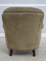 L74096: Pair HANCOCK & MOORE Suede Lounge Chairs