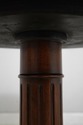 L74058: MAITLAND SMITH Round Mahogany Leather Top 