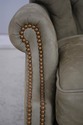 L74096: Pair HANCOCK & MOORE Suede Lounge Chairs