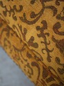 L74129: Ball & Claw Mahogany Newly Upholstered Sto