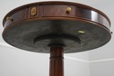 L74058: MAITLAND SMITH Round Mahogany Leather Top 
