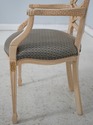 L74108: Set of 4 ELLO Web Back Crackle Finish Armc