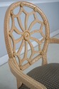 L74108: Set of 4 ELLO Web Back Crackle Finish Armc