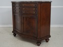 74106: CENTURY Marble Top Cherry Server Cabinet