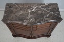 74106: CENTURY Marble Top Cherry Server Cabinet