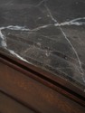 74106: CENTURY Marble Top Cherry Server Cabinet