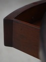 L74087: CENTURY Round Inlaid Mahogany Drum Table