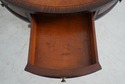 L74087: CENTURY Round Inlaid Mahogany Drum Table