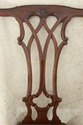 L60952EC: Set of 8 KARGES Chippendale Mahogany Din