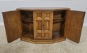 F60893EC: THOMASVILLE Oak Credenza Hall Cabinet