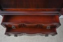 60994EC: Vintage Mahogany French Style Vitrine Cur