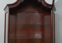 60994EC: Vintage Mahogany French Style Vitrine Cur