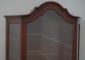 60994EC: Vintage Mahogany French Style Vitrine Cur