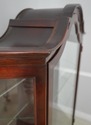 60994EC: Vintage Mahogany French Style Vitrine Cur