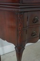 60994EC: Vintage Mahogany French Style Vitrine Cur