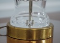 F65080EC: WATERFORD Etched Crystal Table Lamp