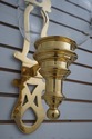 F65143EC: Pair DECORATIVE CRAFTS Brass Candlestick