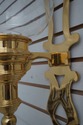 F65143EC: Pair DECORATIVE CRAFTS Brass Candlestick