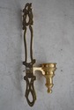 F65143EC: Pair DECORATIVE CRAFTS Brass Candlestick