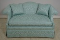 L65138EC: Damask Upholstered Chippendale Style Lov