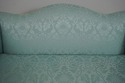 L65138EC: Damask Upholstered Chippendale Style Lov