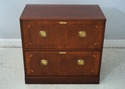 68777: HEKMAN Mahogany Inlaid Executive 2 Drawer F