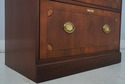 68777: HEKMAN Mahogany Inlaid Executive 2 Drawer F