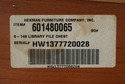68777: HEKMAN Mahogany Inlaid Executive 2 Drawer F