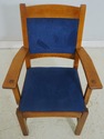 69421: Pair STICKLEY Arts & Crafts Upholstered Arm