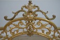 L69464: French Bronze Fireplace Screen w. Lady Fac
