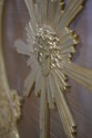 L69464: French Bronze Fireplace Screen w. Lady Fac