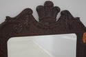 69402: Regency Style Carved Mahogany Frame Mirror