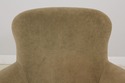 56604EC: Velvet Upholstered Queen Anne Mahogany Ch